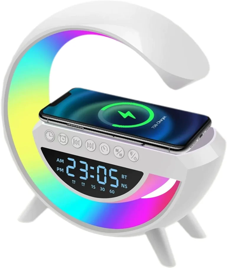 G-shape RGB Clock Lamp & Bluetooth Speaker