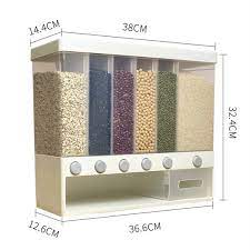 Wall Mounted 6 in 1 Cereal Dispenser