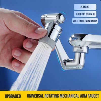 Stainless steel rotating faucet