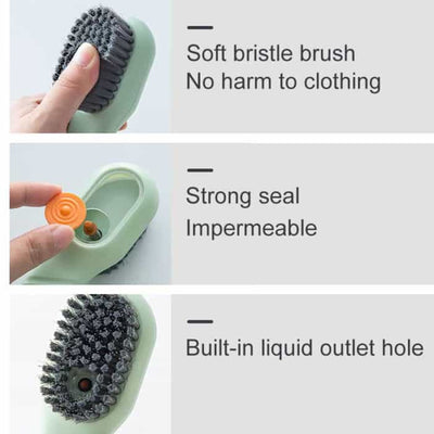 Shoes brush deep cleaning clothes